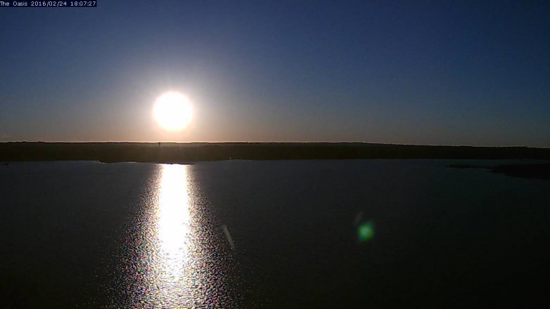 Lake Travis webcam, February 24, 2016 5:15 PM CT