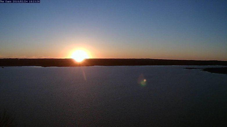 Lake Travis webcam, February 24, 2016 5:30 PM CT