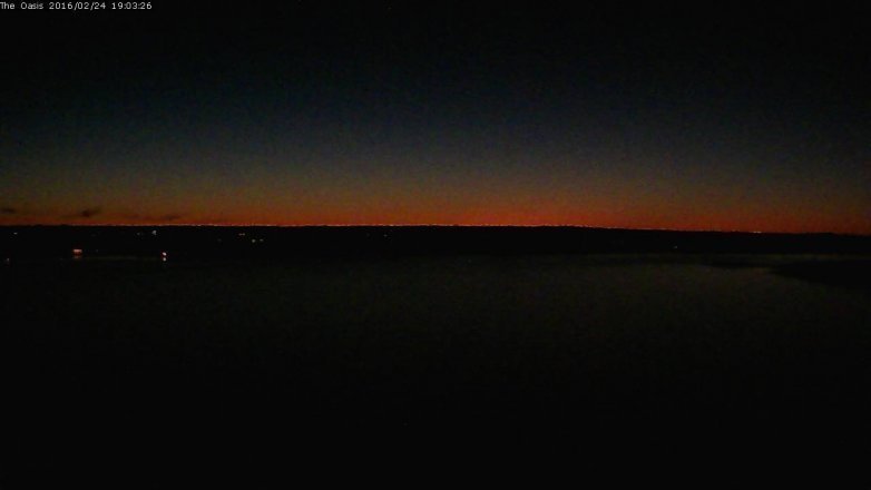 Lake Travis webcam, February 24, 2016 6:10 PM CT