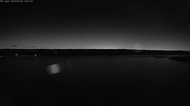 Lake Travis webcam, February 24, 2016 6:15 PM CT