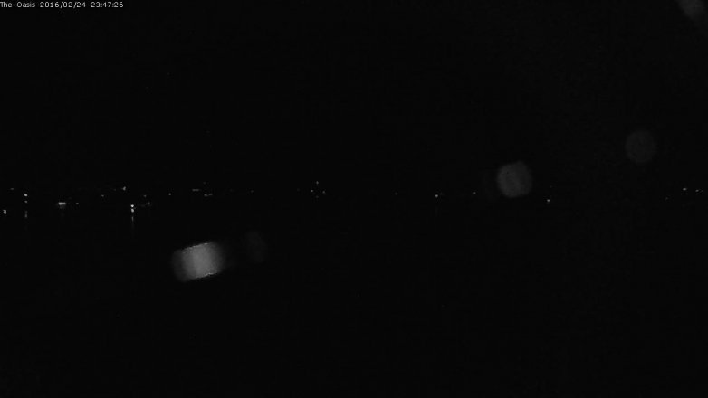 Lake Travis webcam, February 24, 2016 10:55 PM CT