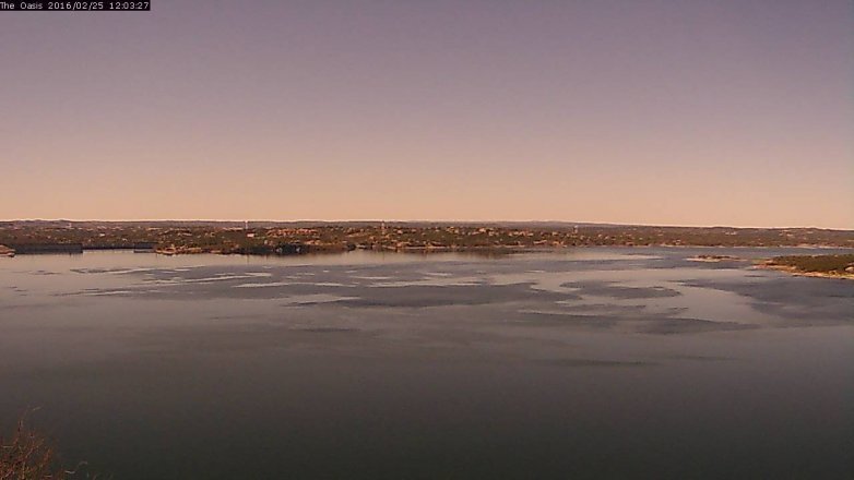 Lake Travis webcam, February 25, 2016 11:10 AM CT