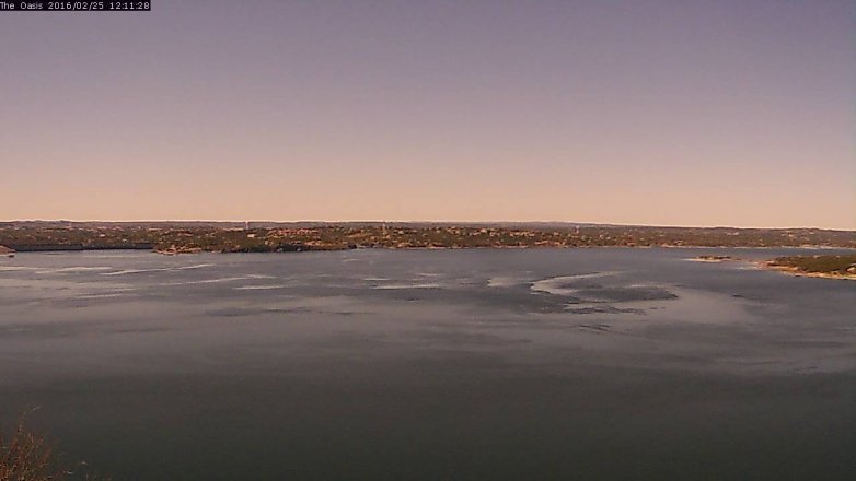 Lake Travis webcam, February 25, 2016 11:20 AM CT