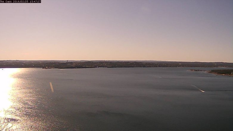Lake Travis webcam, February 25, 2016 2:55 PM CT