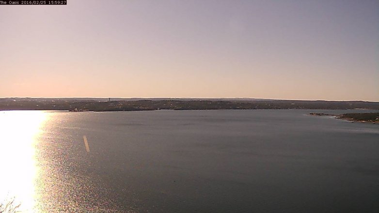 Lake Travis webcam, February 25, 2016 3:05 PM CT