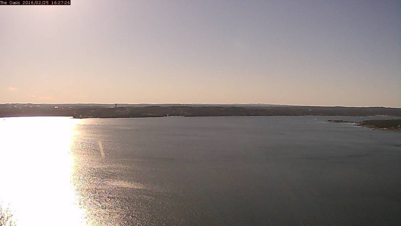 Lake Travis webcam, February 25, 2016 3:35 PM CT