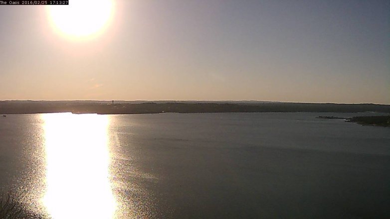 Lake Travis webcam, February 25, 2016 4:20 PM CT