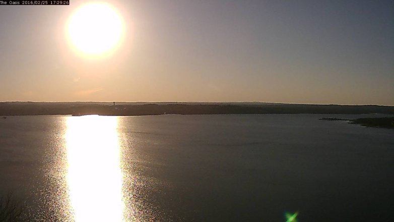 Lake Travis webcam, February 25, 2016 4:35 PM CT
