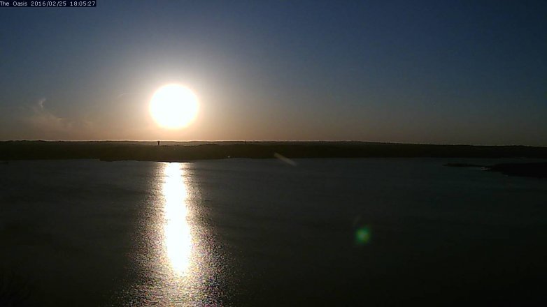 Lake Travis webcam, February 25, 2016 5:10 PM CT