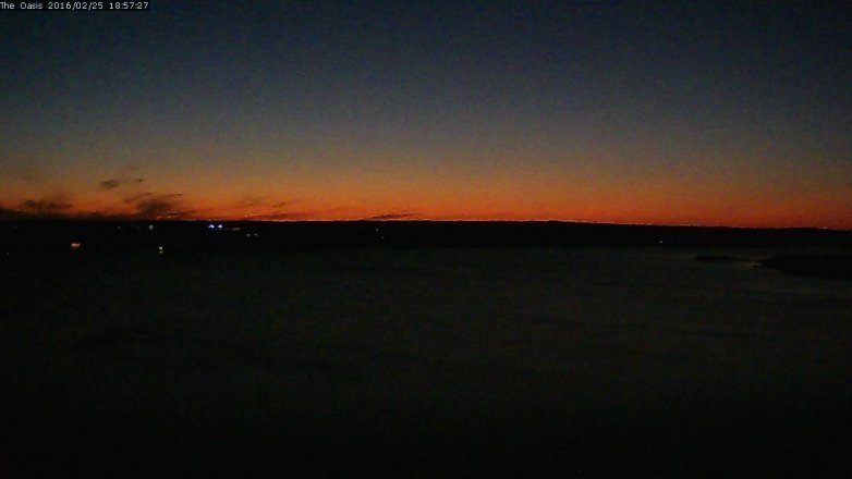 Lake Travis webcam, February 25, 2016 6:05 PM CT