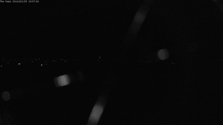 Lake Travis webcam, February 25, 2016 8:05 PM CT