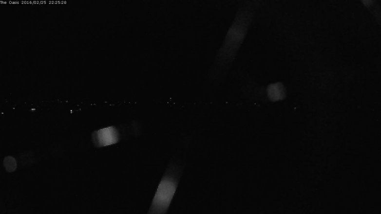 Lake Travis webcam, February 25, 2016 9:30 PM CT