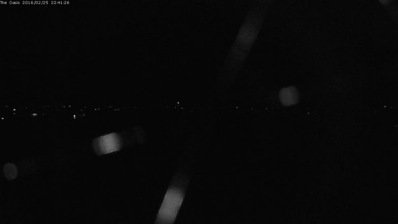 Lake Travis webcam, February 25, 2016 9:45 PM CT
