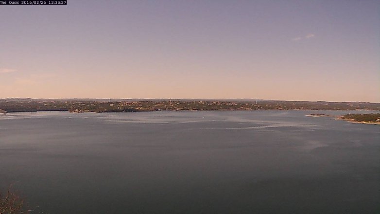 Lake Travis webcam, February 26, 2016 11:40 AM CT