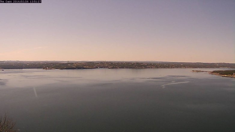 Lake Travis webcam, February 26, 2016 1:00 PM CT