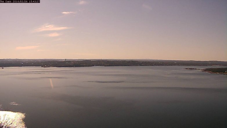 Lake Travis webcam, February 26, 2016 2:50 PM CT