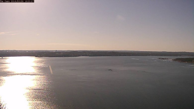Lake Travis webcam, February 26, 2016 3:30 PM CT