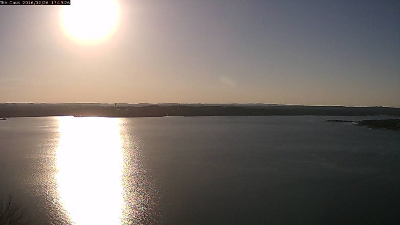 Lake Travis webcam, February 26, 2016 4:25 PM CT