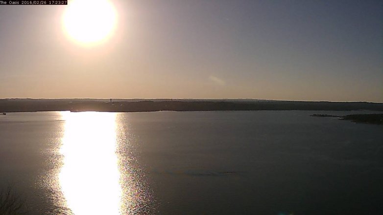 Lake Travis webcam, February 26, 2016 4:30 PM CT