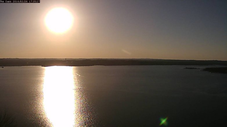 Lake Travis webcam, February 26, 2016 4:40 PM CT