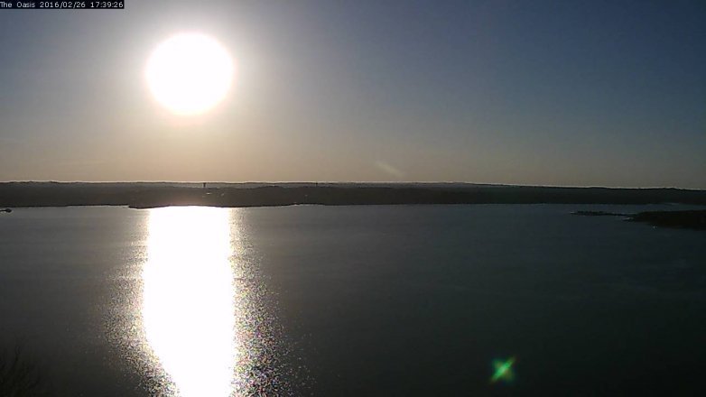 Lake Travis webcam, February 26, 2016 4:45 PM CT