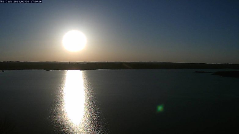 Lake Travis webcam, February 26, 2016 5:05 PM CT