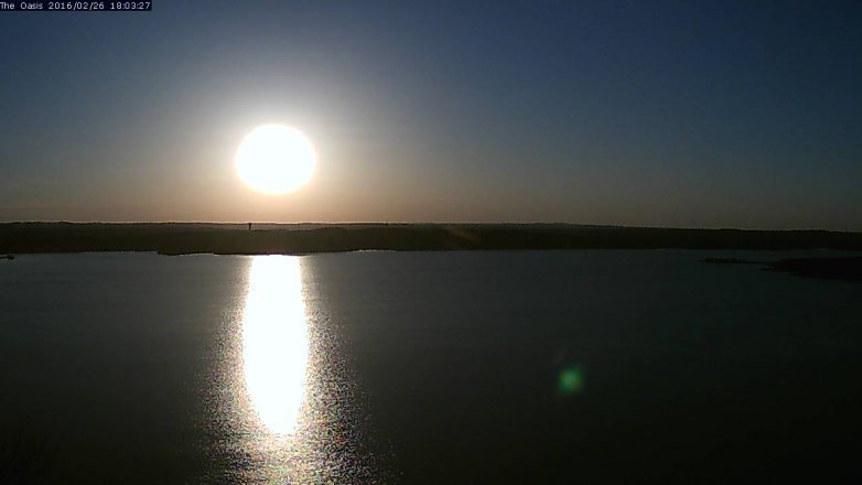 Lake Travis webcam, February 26, 2016 5:10 PM CT