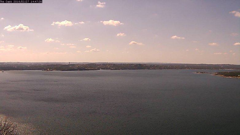 Lake Travis webcam, February 27, 2016 1:55 PM CT