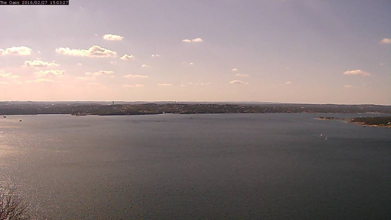 Lake Travis webcam, February 27, 2016 2:10 PM CT