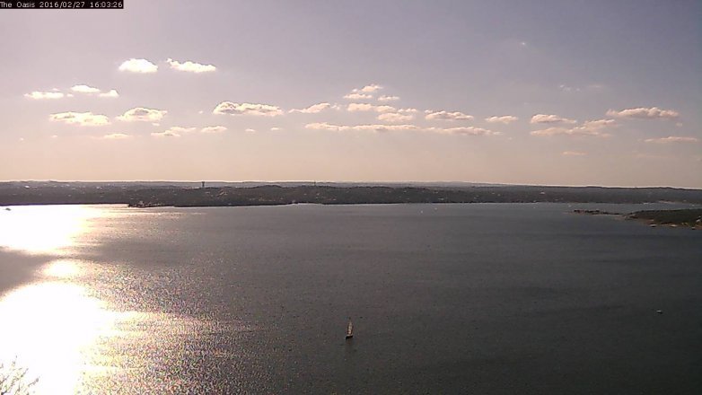 Lake Travis webcam, February 27, 2016 3:10 PM CT