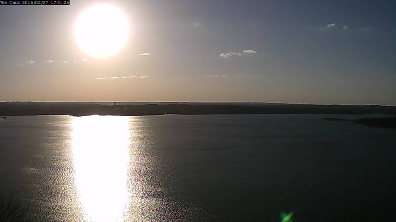 Lake Travis webcam, February 27, 2016 4:40 PM CT