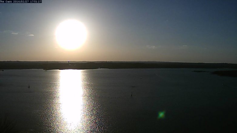 Lake Travis webcam, February 27, 2016 5:00 PM CT