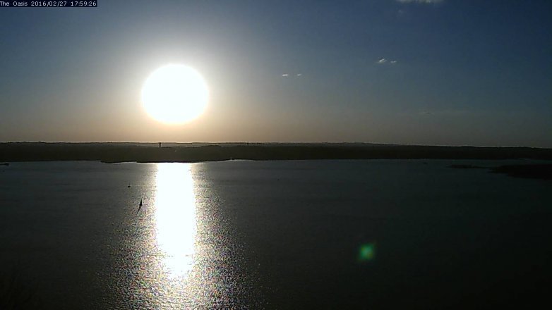 Lake Travis webcam, February 27, 2016 5:05 PM CT