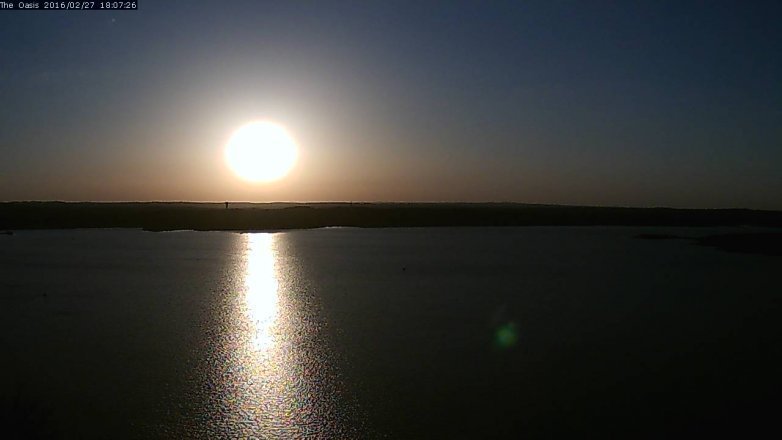 Lake Travis webcam, February 27, 2016 5:15 PM CT