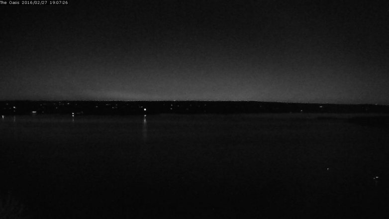 Lake Travis webcam, February 27, 2016 6:15 PM CT