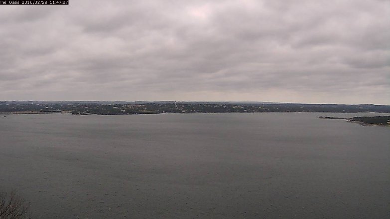 Lake Travis webcam, February 28, 2016 10:55 AM CT