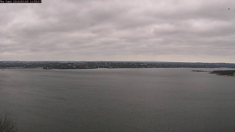 Lake Travis webcam, February 28, 2016 11:00 AM CT