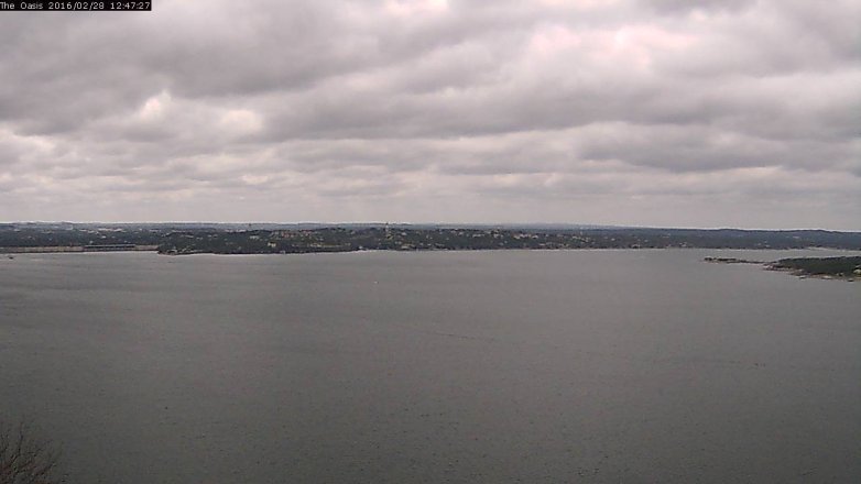 Lake Travis webcam, February 28, 2016 11:55 AM CT