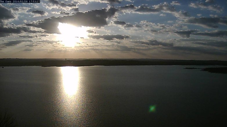 Lake Travis webcam, February 28, 2016 5:00 PM CT