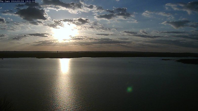 Lake Travis webcam, February 28, 2016 5:10 PM CT