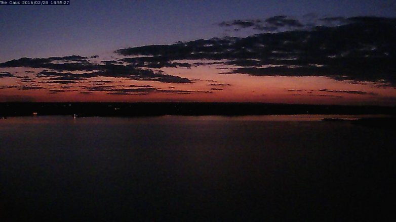 Lake Travis webcam, February 28, 2016 6:00 PM CT