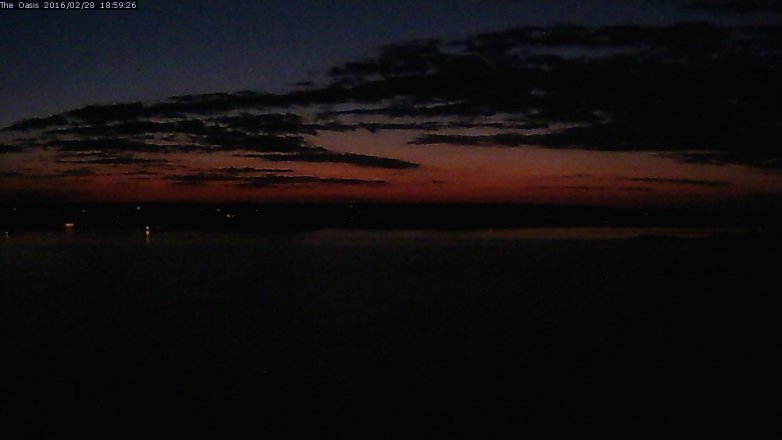 Lake Travis webcam, February 28, 2016 6:05 PM CT