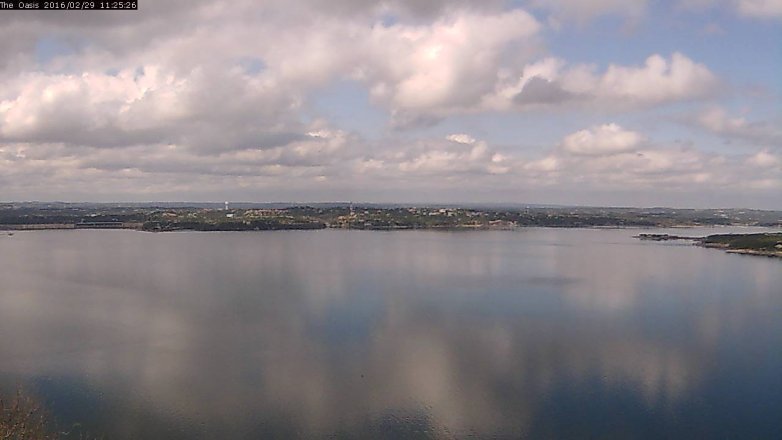 Lake Travis webcam, February 29, 2016 10:30 AM CT