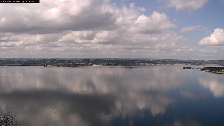 Lake Travis webcam, February 29, 2016 11:10 AM CT