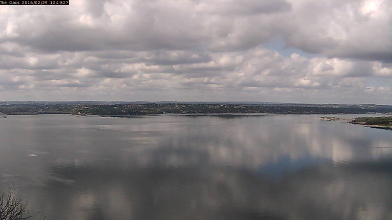 Lake Travis webcam, February 29, 2016 11:25 AM CT