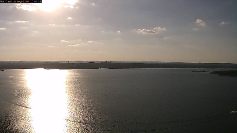 Lake Travis webcam, February 29, 2016 4:10 PM CT