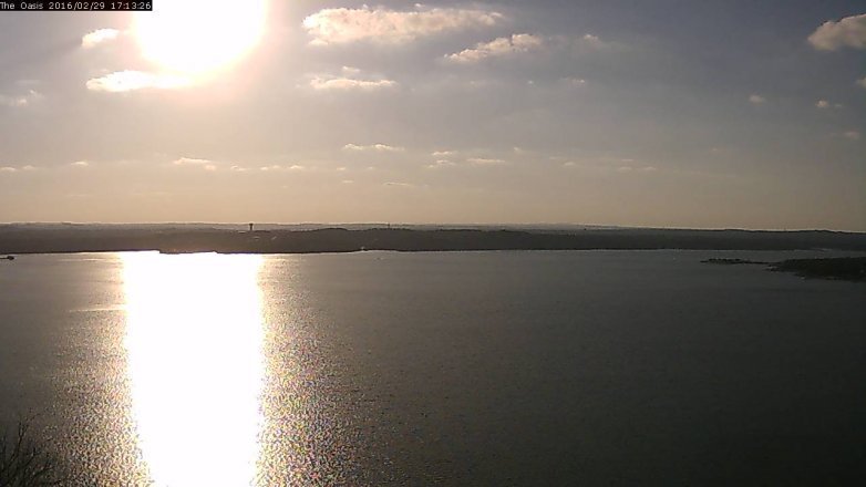 Lake Travis webcam, February 29, 2016 4:20 PM CT