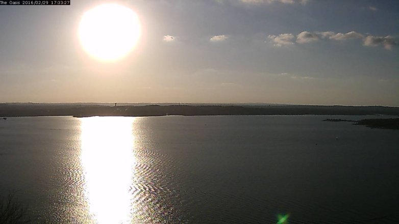 Lake Travis webcam, February 29, 2016 4:40 PM CT