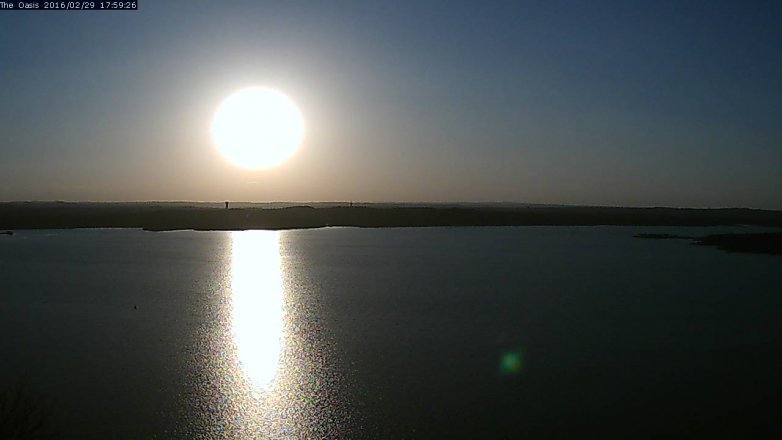 Lake Travis webcam, February 29, 2016 5:05 PM CT