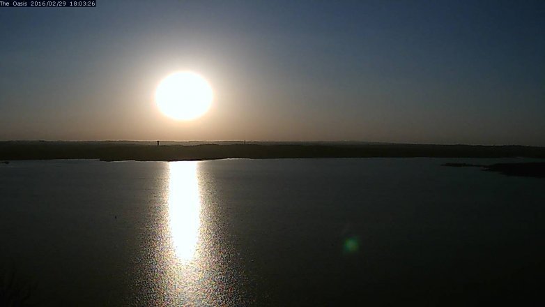Lake Travis webcam, February 29, 2016 5:10 PM CT